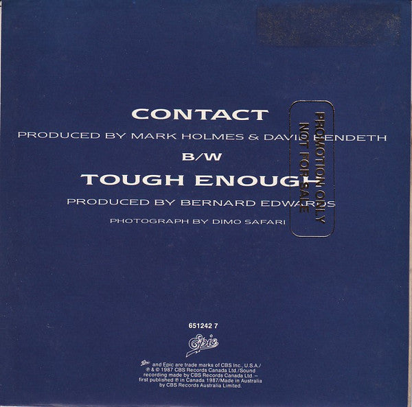 Platinum Blonde : Contact (7", Single, Promo)