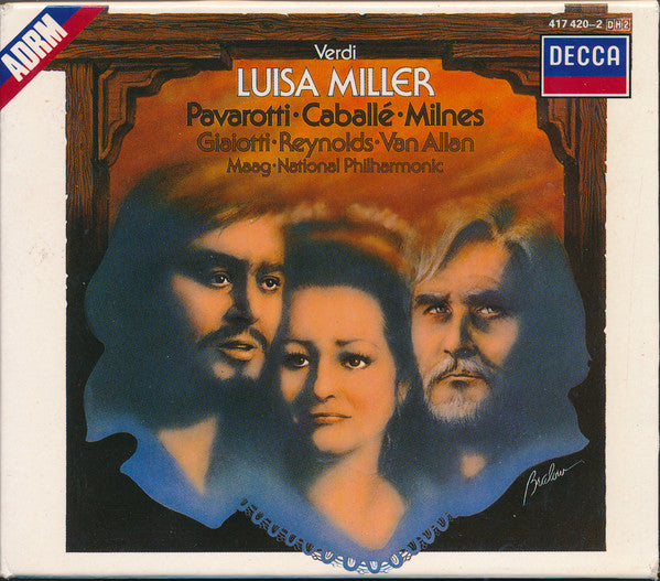 Verdi* - Pavarotti* · Caballé* · Milnes* · Giaiotti* · Reynolds* · Van Allan* · National Philharmonic* · Maag* : Luisa Miller (2xCD, Album, RM + Box, Sli)
