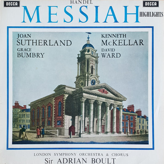 Georg Friedrich Händel, Joan Sutherland, Kenneth McKellar, Grace Bumbry, David Ward (7), London Symphony Orchestra & London Symphony Chorus, Sir Adrian Boult : Messiah - Excerpts (LP)