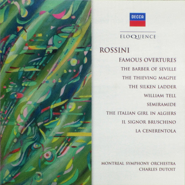 Gioacchino Rossini, Orchestre Symphonique De Montréal, Charles Dutoit : Famous Overtures (CD, Album, RE)