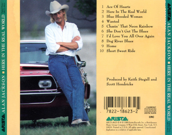 Alan Jackson (2) : Here In The Real World (CD, Album, Club)