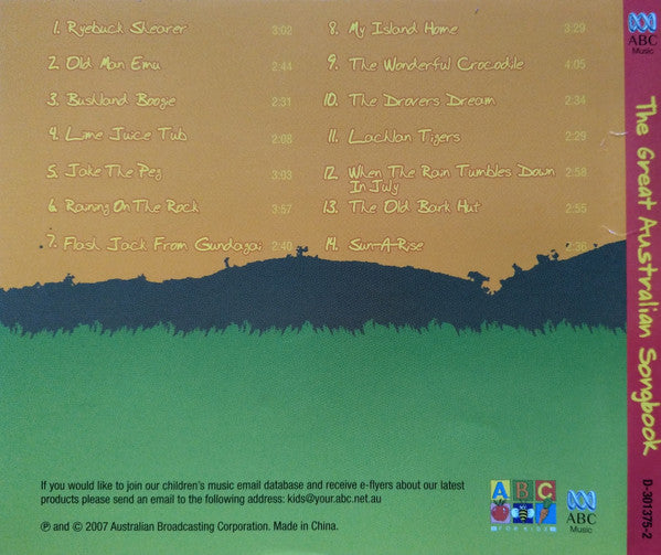 Felicity Urquhart, Roger Corbett, Mark Walmsley, John Kane : The Great Australian Songbook Volume 2 (CD, Comp)