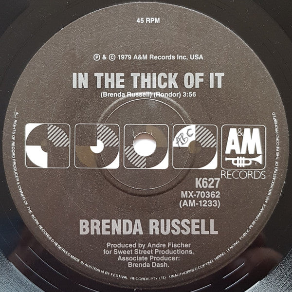 Brenda Russell (2) : Get Here (7", Single)