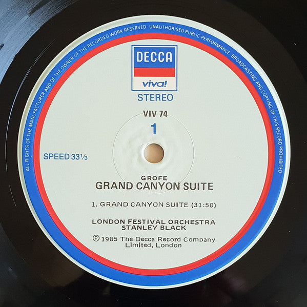 Grofé*, Bernstein* - Leonard Bernstein, New York Philharmonic : Grofé · Grand Canyon Suite / Bernstein ·  West Side Story Symphonic Dances (LP, Comp)
