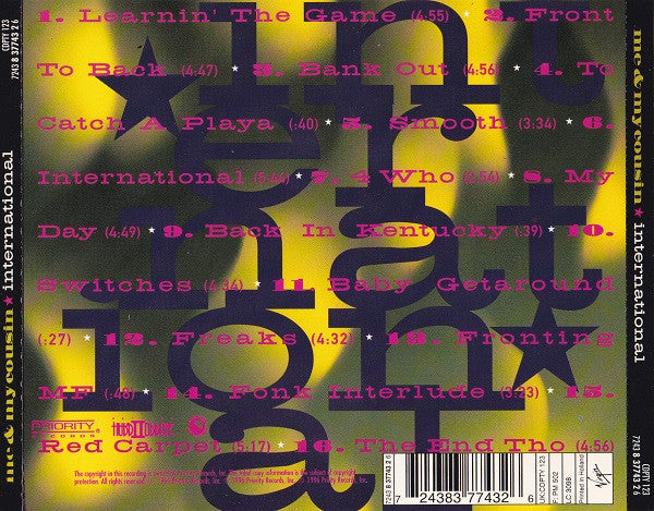 Me & My Cousin : International (CD, Album)