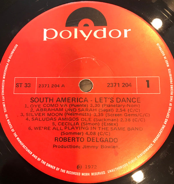 Roberto Delgado : South America Let's Dance (LP, Album)
