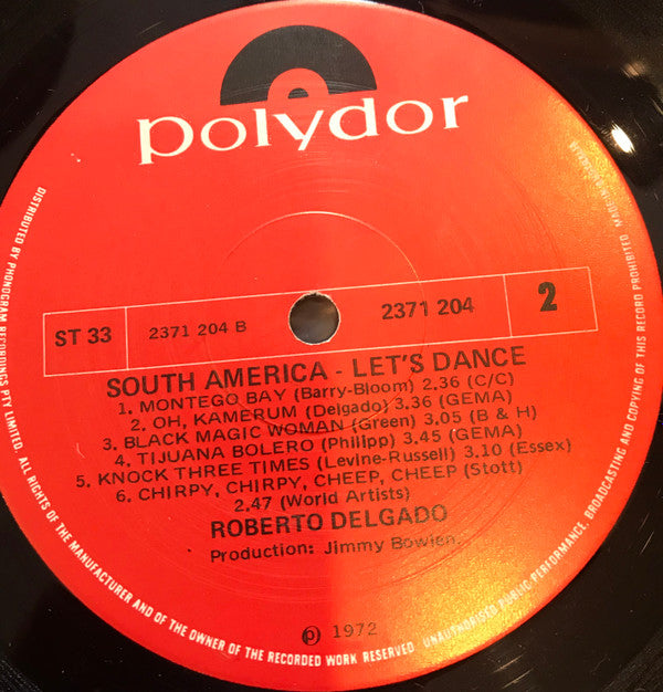 Roberto Delgado : South America Let's Dance (LP, Album)