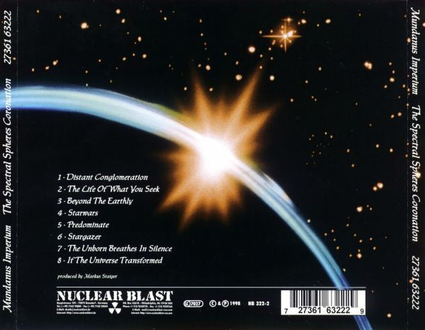 Mundanus Imperium : The Spectral Spheres Coronation (CD, Album)