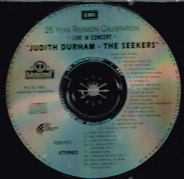 Judith Durham, The Seekers : 25 Year Reunion Celebration Live In Concert (CD, Album)