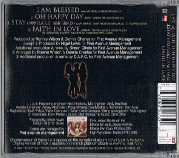 Eternal (2) : I Am Blessed (CD, Single)