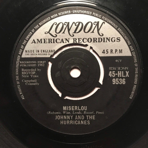 Johnny And The Hurricanes : Salvation (7", Single)