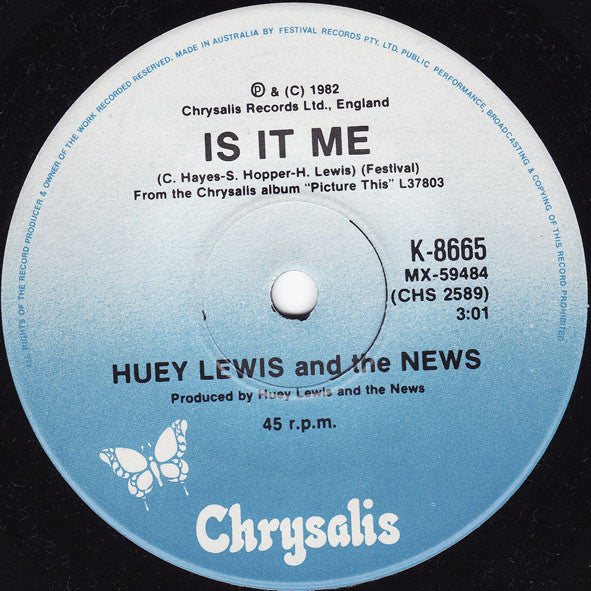 Huey Lewis And The News* : Do You Believe In Love (7", Single)