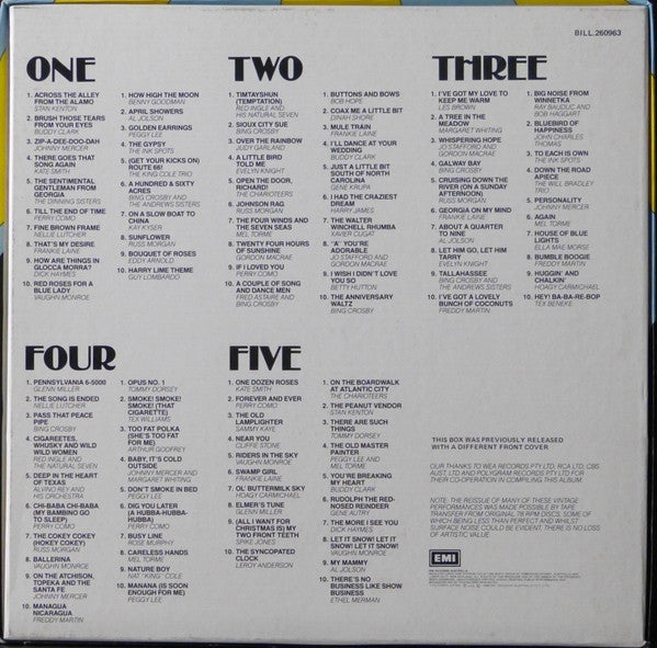 Various : Popular Music Of The 1940's Volume Two (5xLP, Comp + Box)