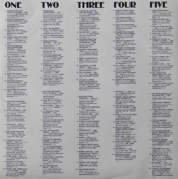 Various : Popular Music Of The 1940's Volume Two (5xLP, Comp + Box)