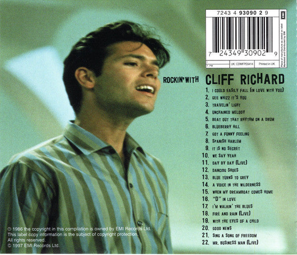 Cliff Richard : Rockin' With Cliff Richard (CD, Comp, RE)