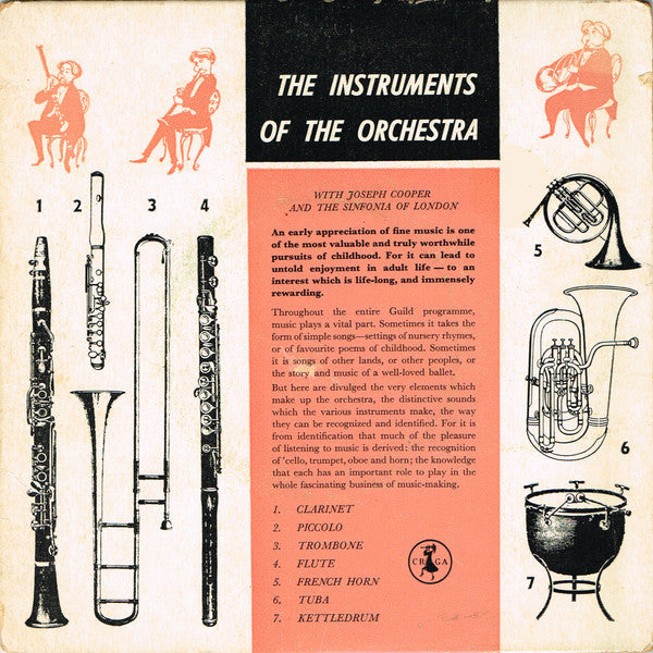 Joseph Cooper And The Sinfonia Of London : The Instruments Of The Orchestra (7", EP, Mono, Club, Pun)