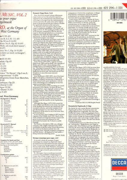 Peter Hurford : Romantic Organ Music Vol. 2 (LP, Album)