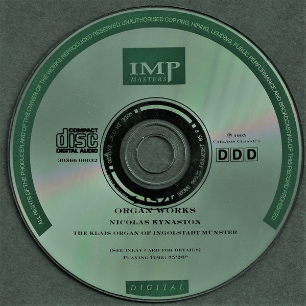 Liszt* - Nicolas Kynaston : Organ Works (CD, Album)