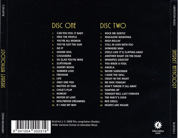 Sherbet : Anthology (2xCD, Comp, RE, RM)