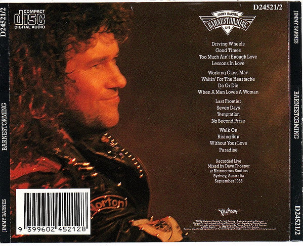 Jimmy Barnes : Barnestorming (CD, Album, SM )