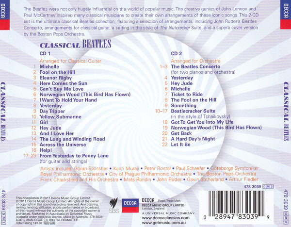 Various : Classical Beatles (2xCD, Comp)