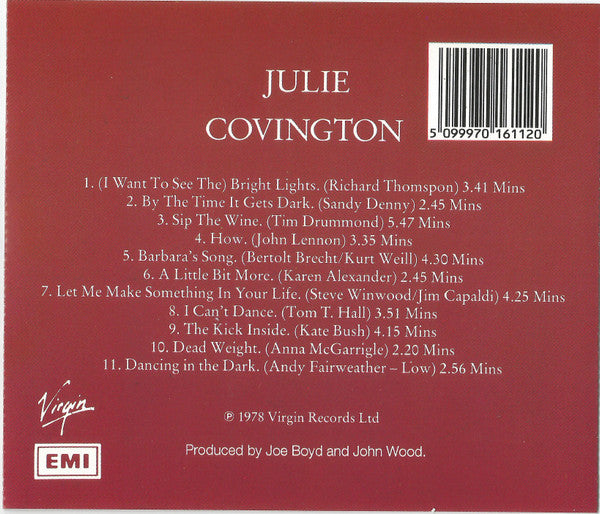 Julie Covington : Julie Covington (CD, Album)