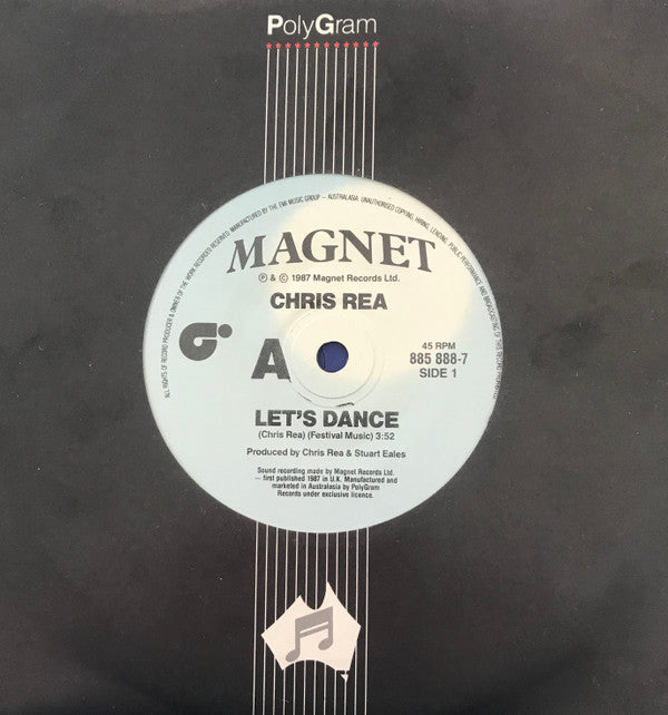 Chris Rea : Let's Dance (7", Single)