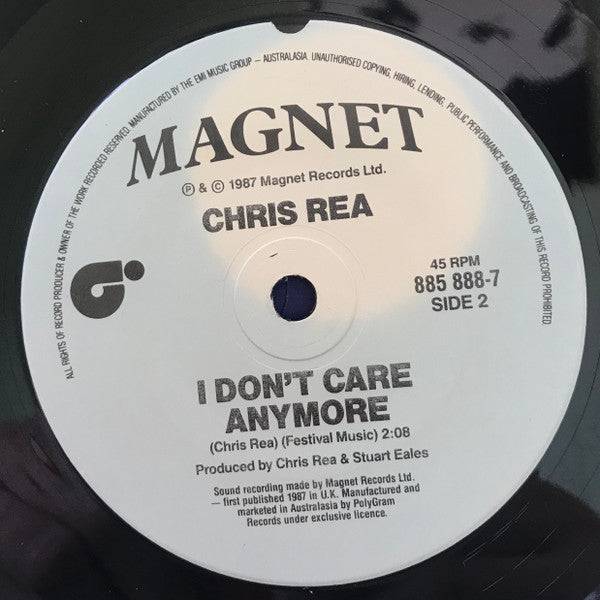 Chris Rea : Let's Dance (7", Single)