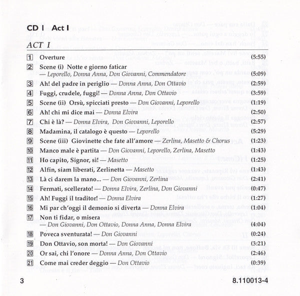 Wolfgang Amadeus Mozart - Ezio Pinza, Rose Bampton, Jarmila Novotná, Alexander Kipnis, Charles Kullman, Bidú Sayão, Norman Cordon, Metropolitan Opera* And Chorus*, Bruno Walter : Don Giovanni (2xCD, Album, Mono, RE, RM)