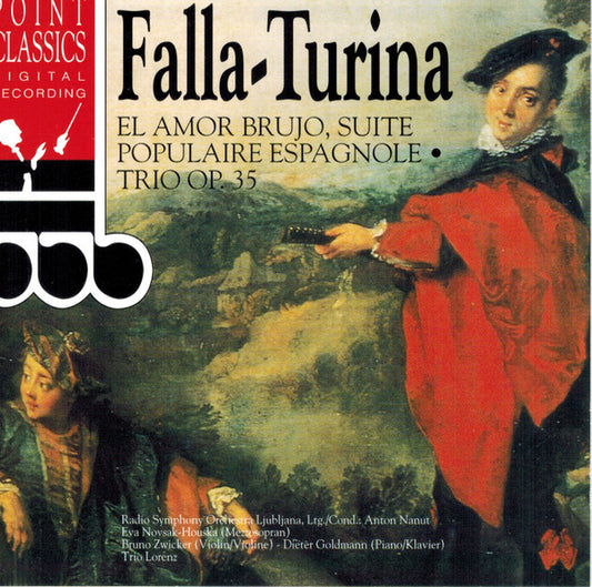 Manuel De Falla, Joaquín Turina, Simfonični Orkester RTV Ljubljana : El Amor Brujo, Suite Populaire Espagnole, Trio Op. 35 (CD, Album, Comp)