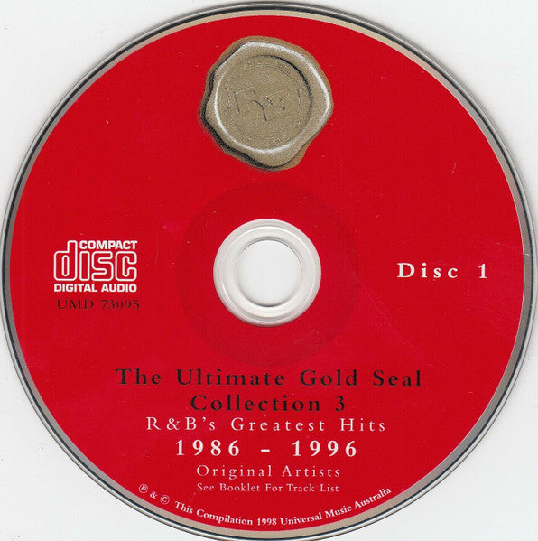 Various : The Ultimate Gold Seal Collection 3: R&B's Greatest Hits 1986 - 1996 (2xCD, Comp)
