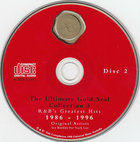 Various : The Ultimate Gold Seal Collection 3: R&B's Greatest Hits 1986 - 1996 (2xCD, Comp)