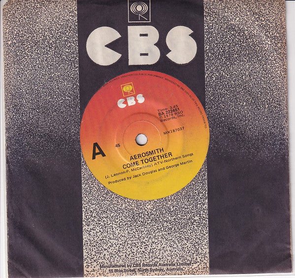 Aerosmith : Come Together (7", Single)