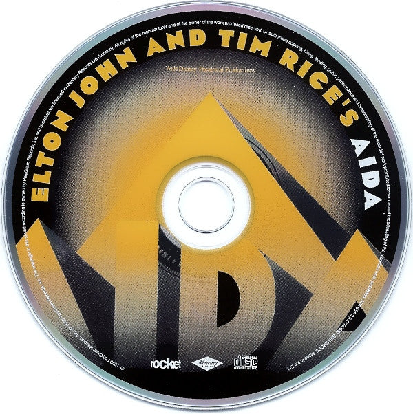 Elton John And Tim Rice : Aida (CD, Album, PMD)