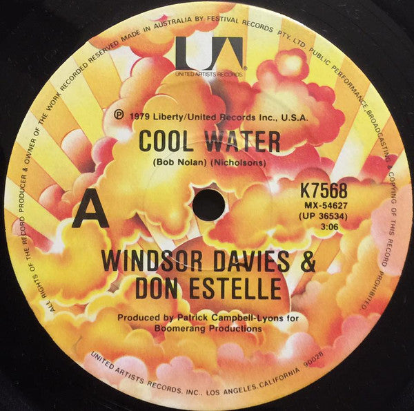 Windsor Davies & Don Estelle : Cool Water / Muck Spreadin' Charlie (7", Single)