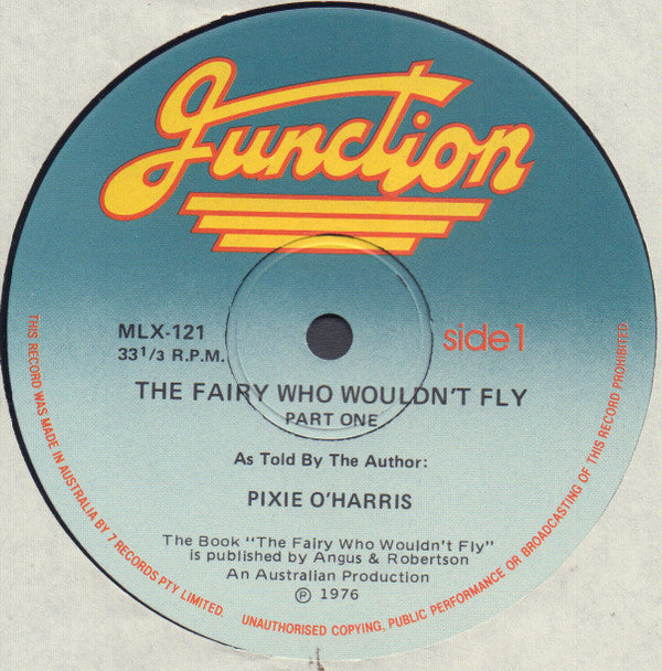 Pixie O'Harris : The Fairy Who Wouldn't Fly (LP)
