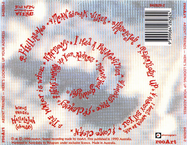 Absent Friends : Here's Looking Up Your Address (CD, Album)
