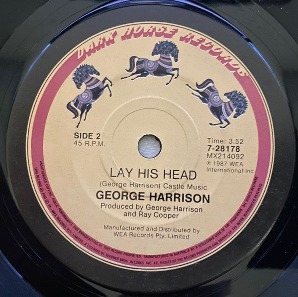 George Harrison : Got My Mind Set On You (7", Single)