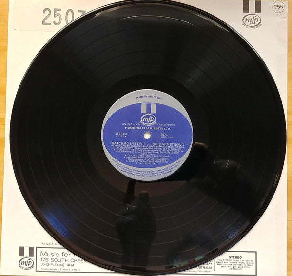 Louis Armstrong : Satchmo In Style (LP)