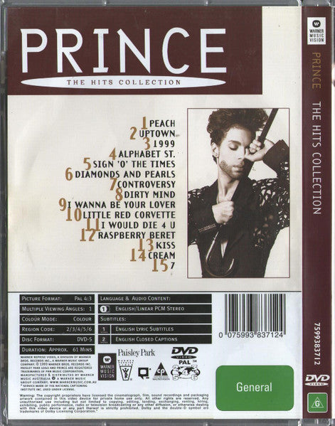 Prince : The Hits Collection (DVD-V, RE, PCM)