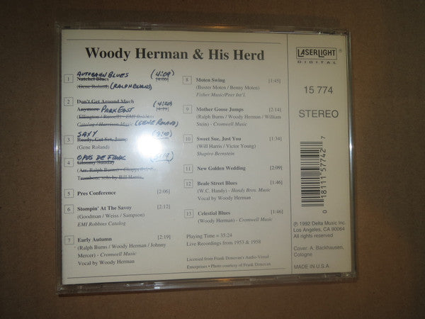 Woody Herman & His Thundering Herd* : Woody Herman & His Thundering Herd (CD, Album, Comp)