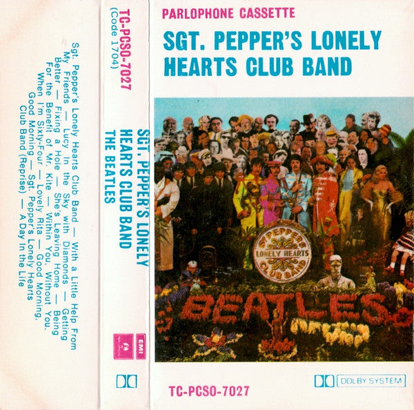 The Beatles : Sgt. Pepper's Lonely Hearts Club Band (Cass, Album, RE, Dol)