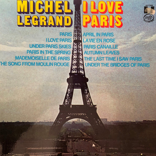 Michel Legrand : I Love Paris (LP, Album)