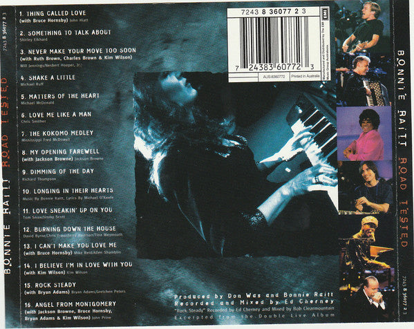 Bonnie Raitt : Road Tested (CD, Album)