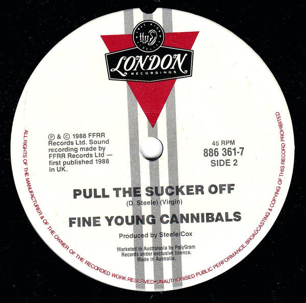 Fine Young Cannibals : She Drives Me Crazy (7", Single)