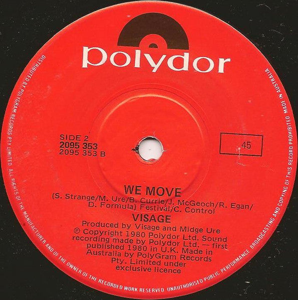 Visage : Mind Of A Toy (7", Single)