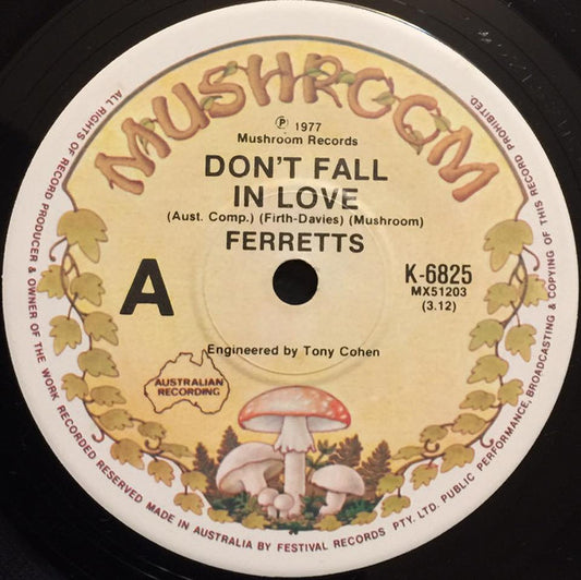 The Ferrets : Don't Fall In Love (7", Single)