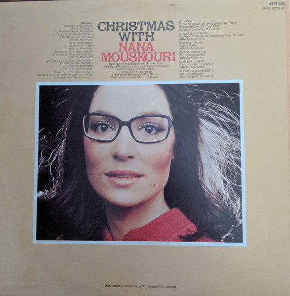 Nana Mouskouri : Christmas With Nana Mouskouri (LP, Album)