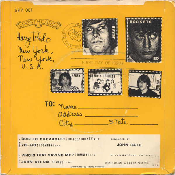 Harry Toledo & The Rockets : Harry Toledo & The Rockets (7", EP)