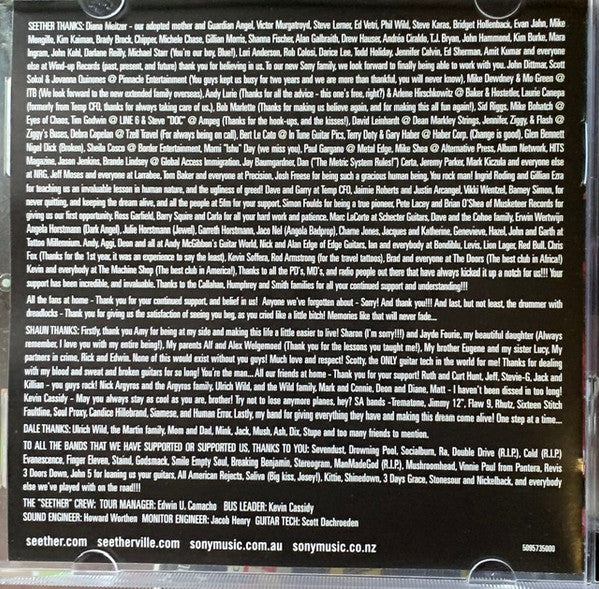 Seether : Disclaimer II (CD, Album)